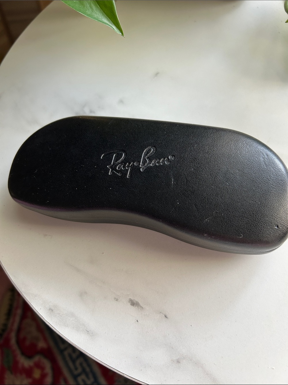 Ray-Ban Black Sunglasses Hard Case with Embossed Logo